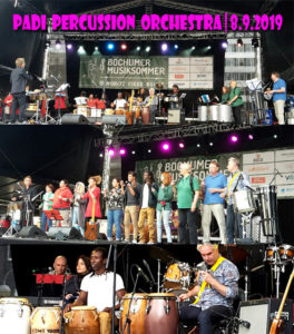 PADI PERCUSSION ORCHESTRA, Live 2019 in Bochum