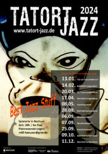 Tatort Jazz Plakat vorläufige Termine 2024
